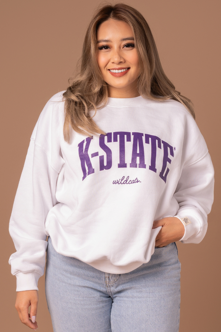 Kansas state crewneck sweatshirt online