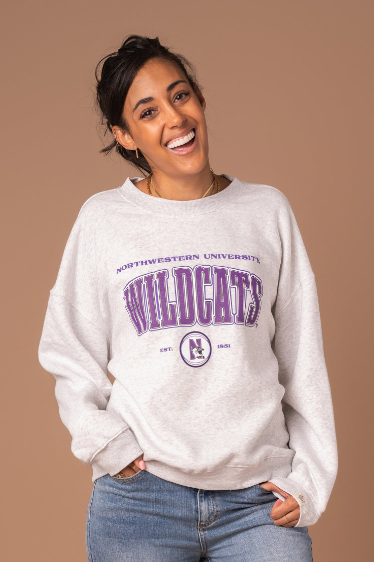 Northwestern crew neck new arrivals