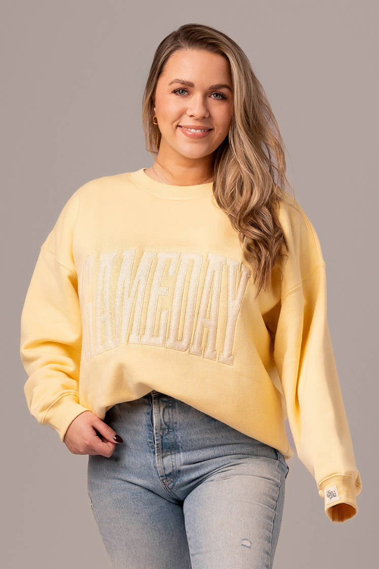 Game Day Stitch Crew Neck