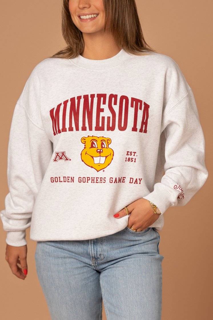 Minnesota Golden Gophers Hockey Gophers Script Lace Hooded Sweatshirt