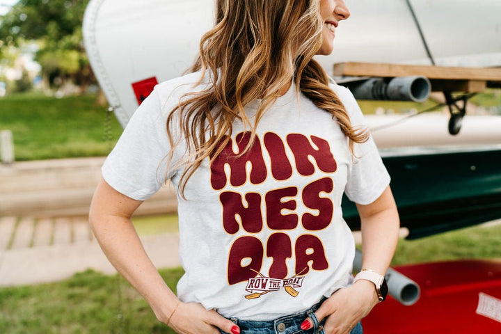 Row the Boat Bubble Boyfriend Tee - Fan Girl MN