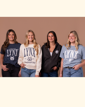 Image of 4 girls wearing MN Lynx apparel