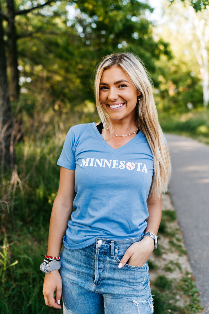 MN Baseball V Neck