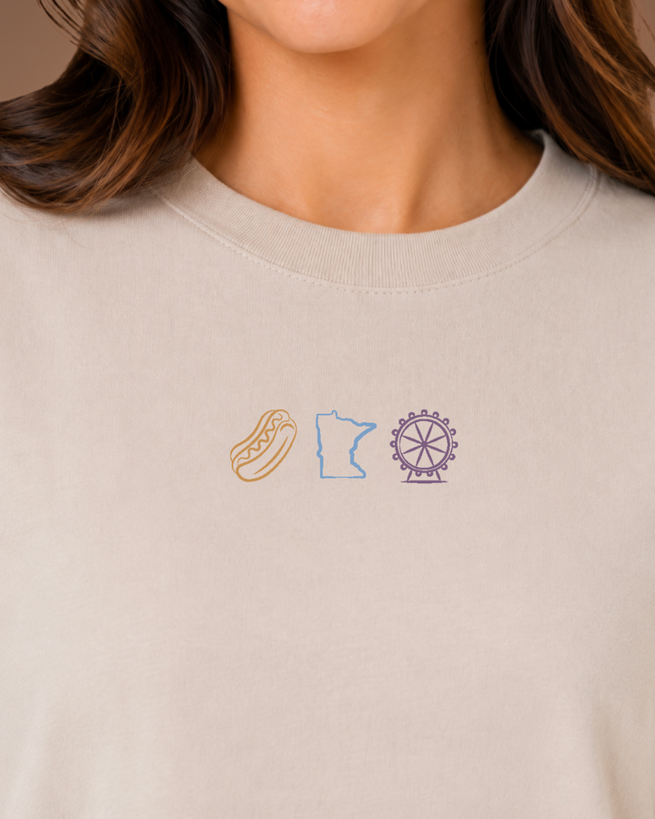 Fair Icon Embroidered Boxy Tee