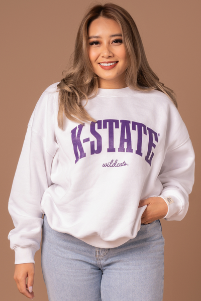 Fan Girl K-State Classic Crew – Women's Wildcats Game Day