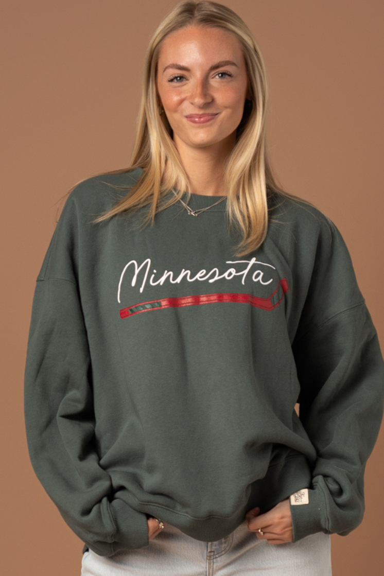 Minnesota Hockey Pullover Crew Neck