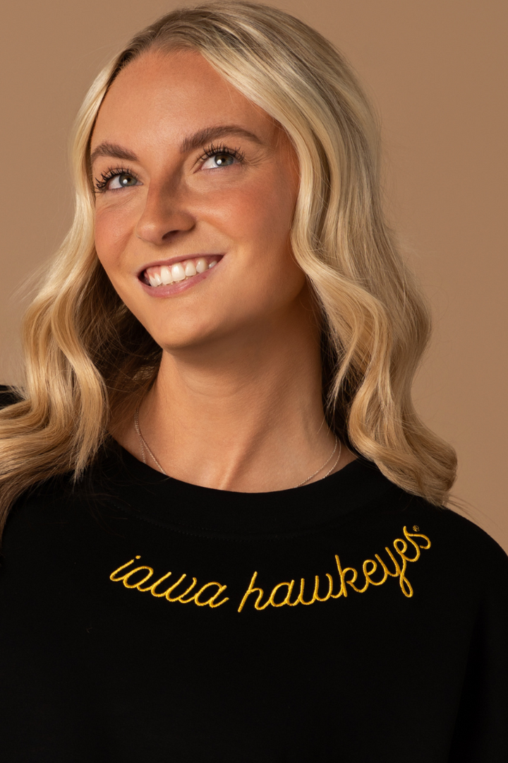 Hawkeyes Embroidered Supersoft Crew