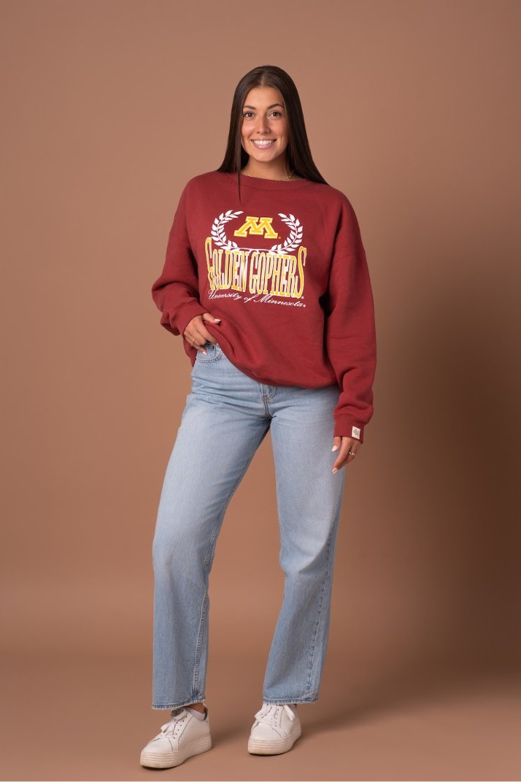 Minnesota Gophers Script Crew - Fan Girl Clothing