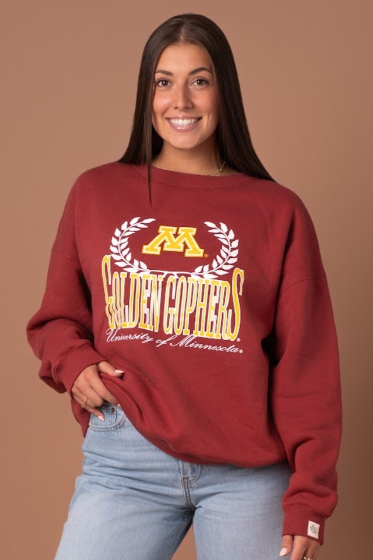 Minnesota Gophers Script Crew - Fan Girl Clothing