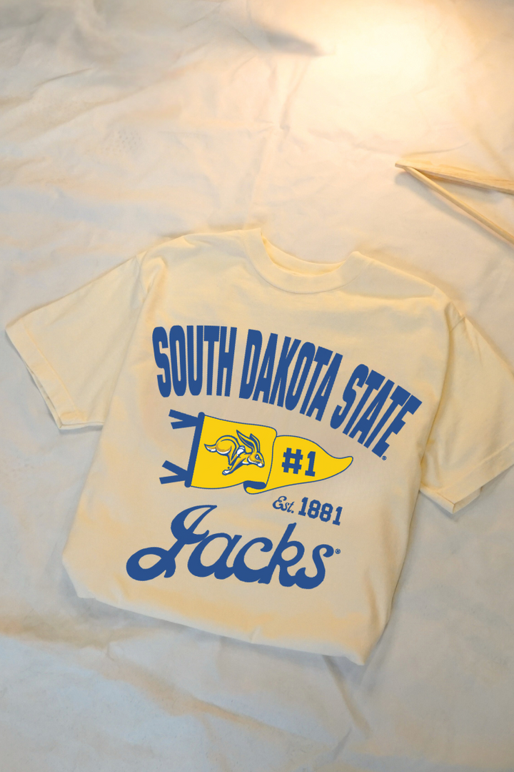 Cream South Dakota State Jacks t-shirt 