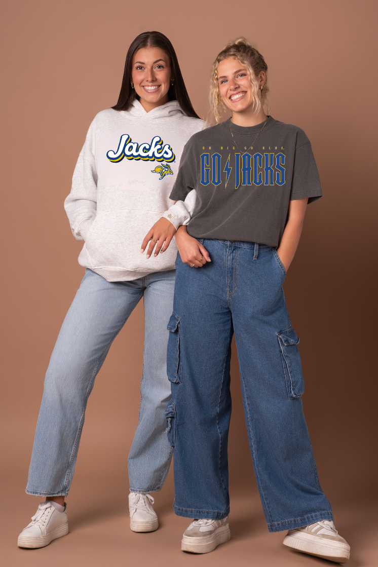 South Dakota State Jacks Retro Oversized Hoodie