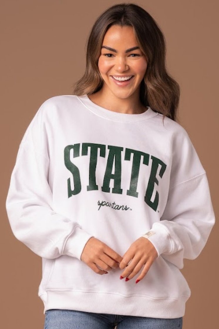 State Spartans Crew - Fan Girl Clothing