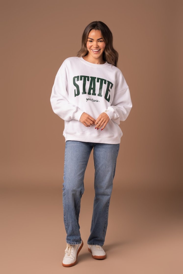 State Spartans Crew - Fan Girl Clothing