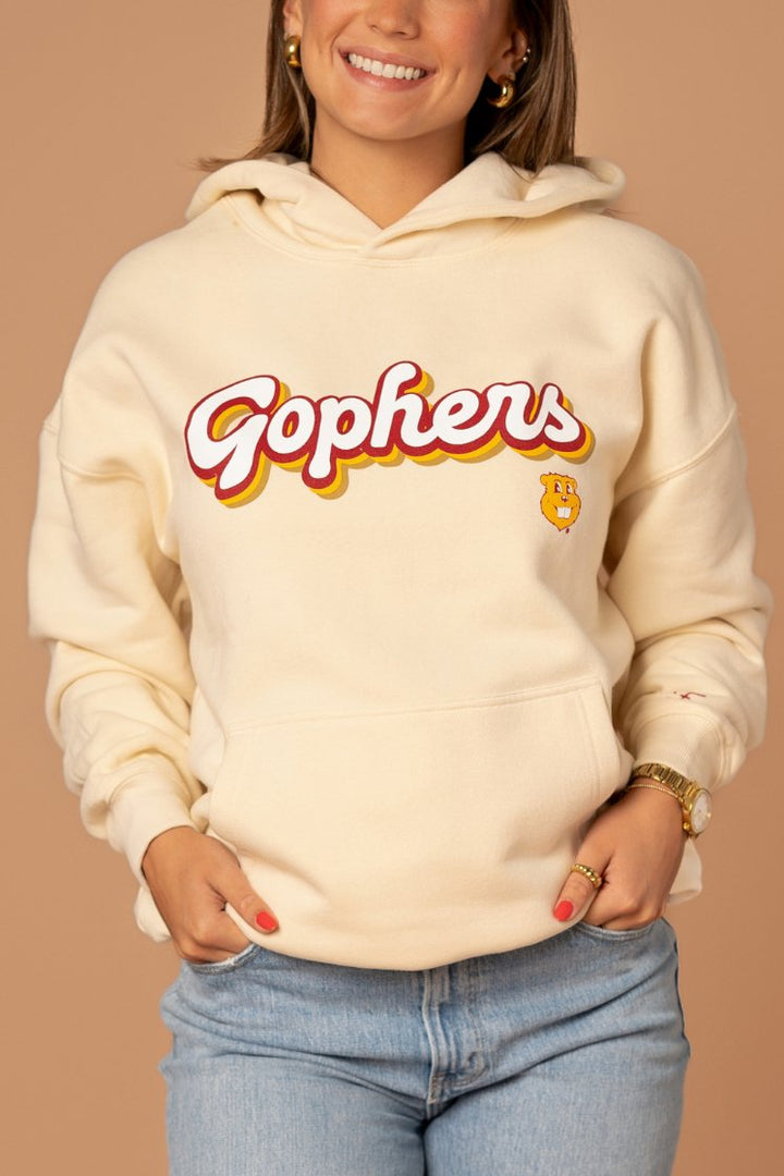 Gophers Retro Hoodie - Fan Girl Clothing
