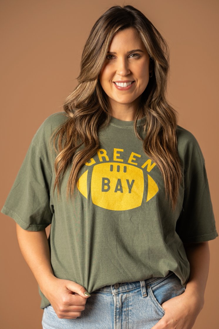 Green Bay Boyfriend Tee - Fan Girl Clothing