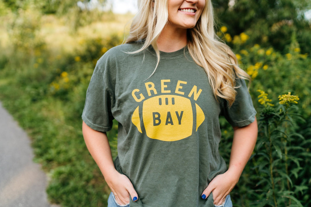 Green Bay Boyfriend Tee - Fan Girl Clothing