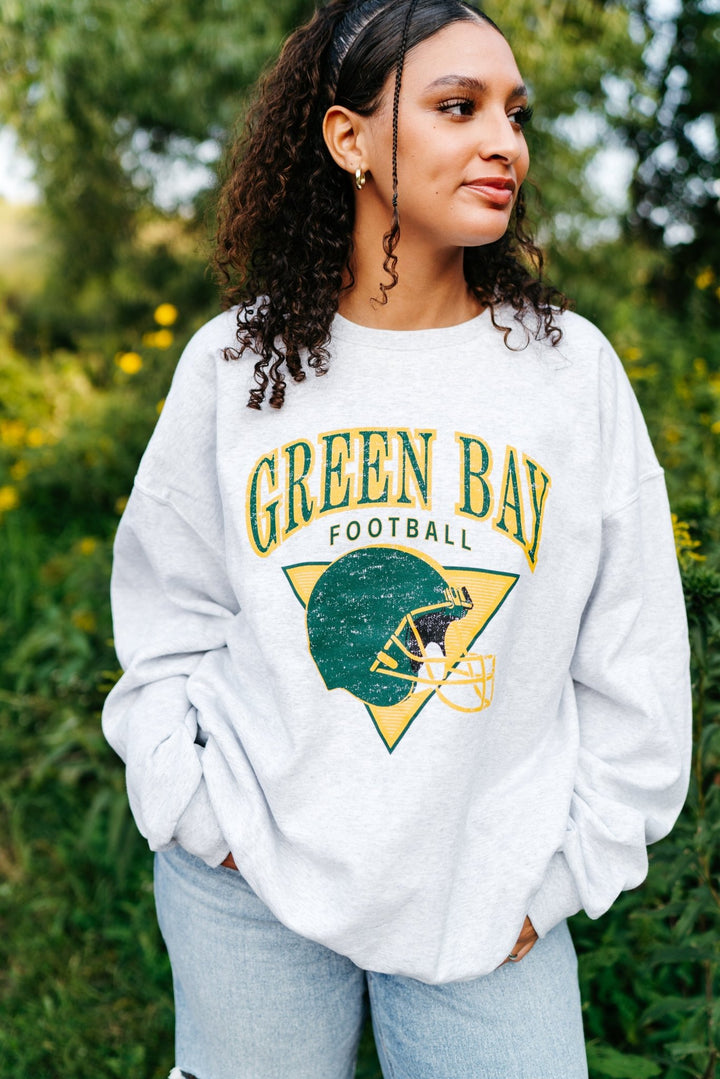 Green Bay Football Classic Crew - Fan Girl Clothing