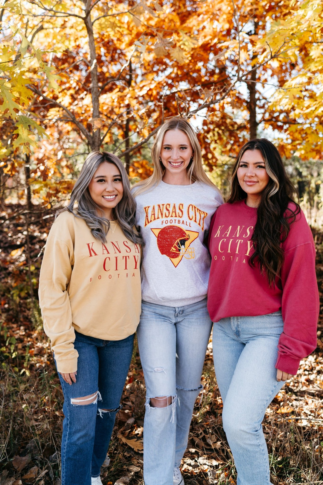 Kansas City Football Vintage Crew – Fan Girl Clothing