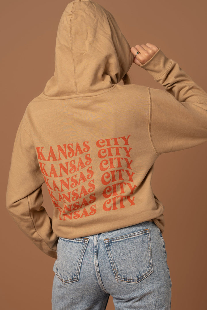 Kansas City Stacked Hoodie - Fan Girl MN