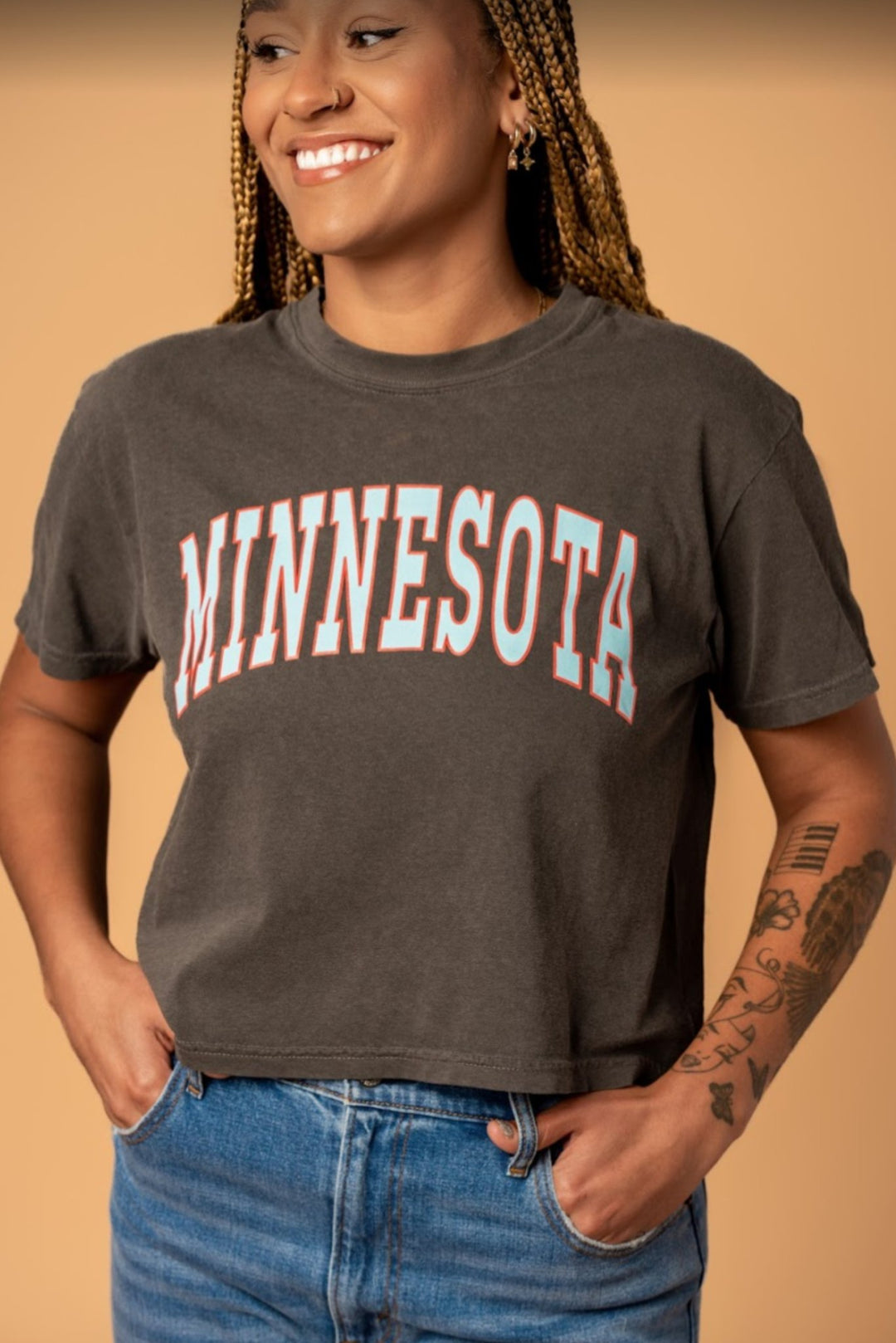 Minnesota Boxy Tee - Fan Girl MN