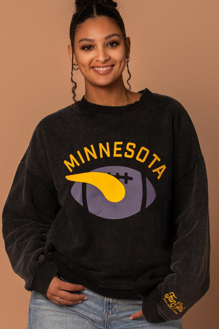 Minnesota Horn Crew - Fan Girl Clothing