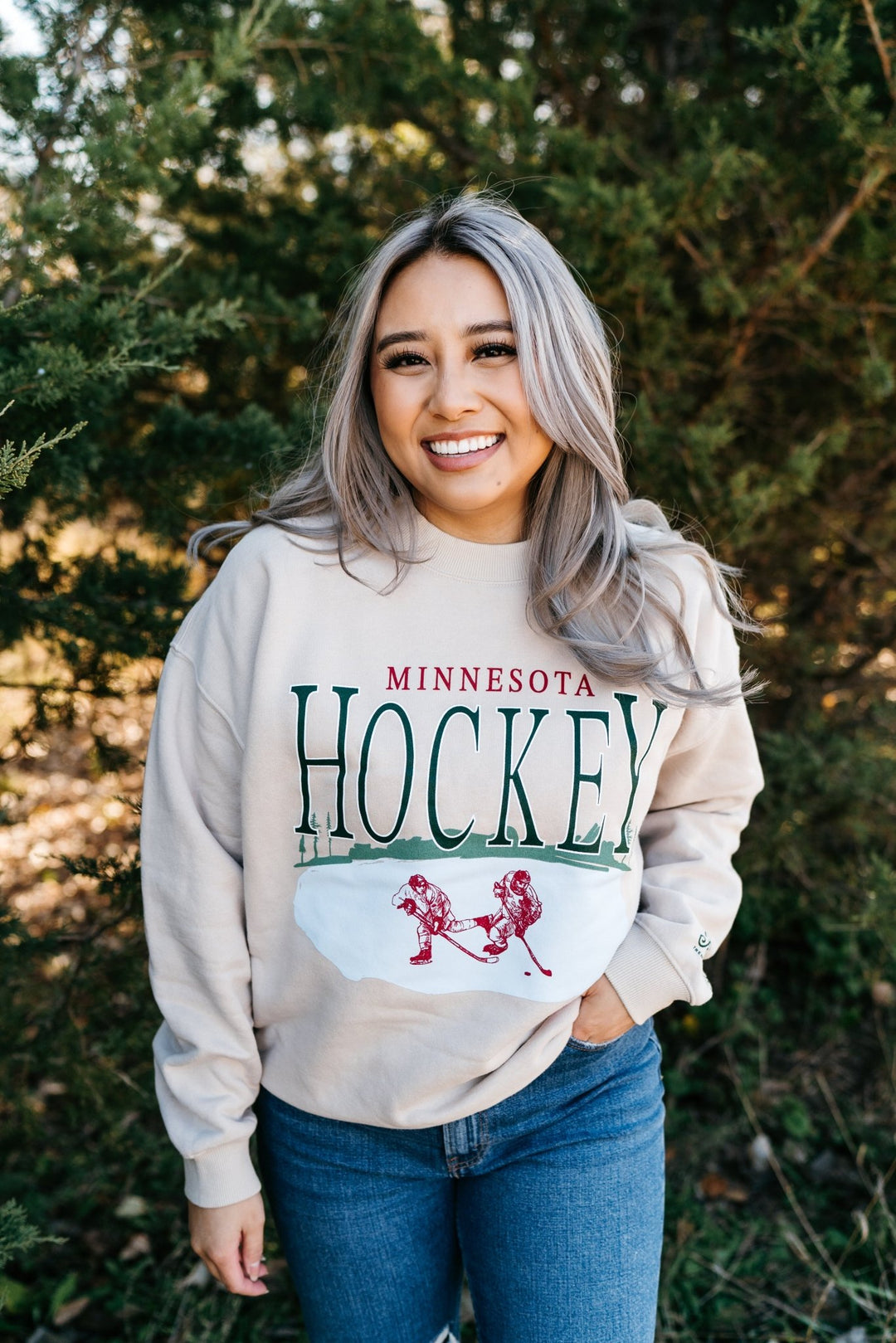 Old School Hockey Crew - Fan Girl Clothing