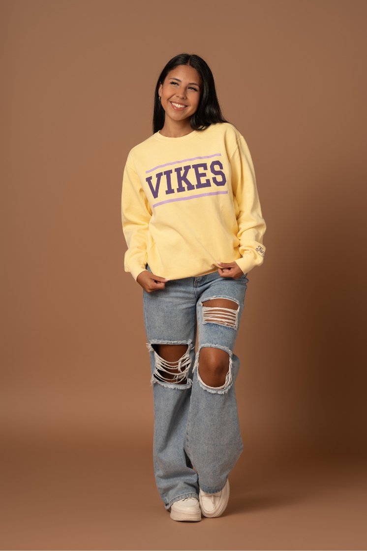 Vikes Fan Crew - Fan Girl Clothing