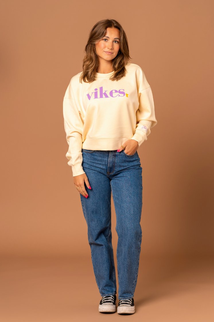 Vikes Supersoft Crop - Fan Girl Clothing