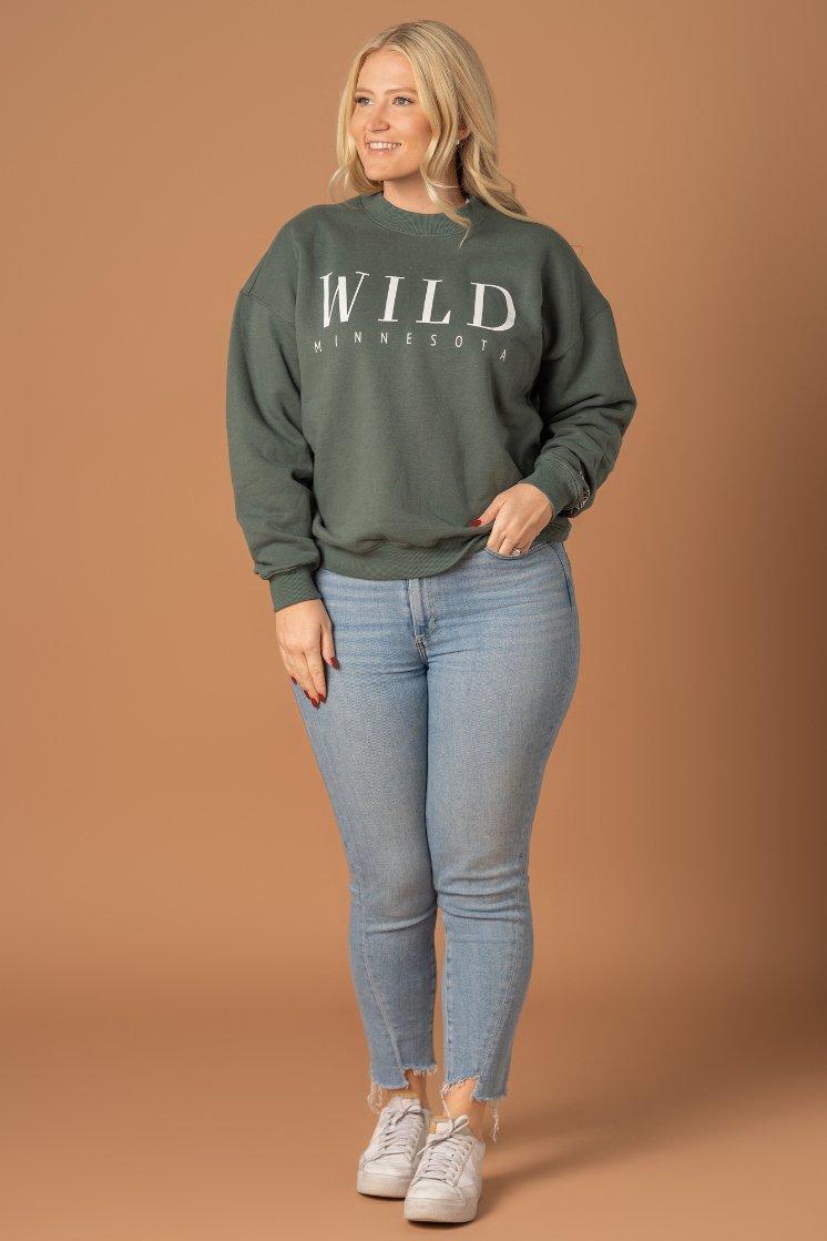 Wild Vintage Crewneck - Fan Girl Clothing
