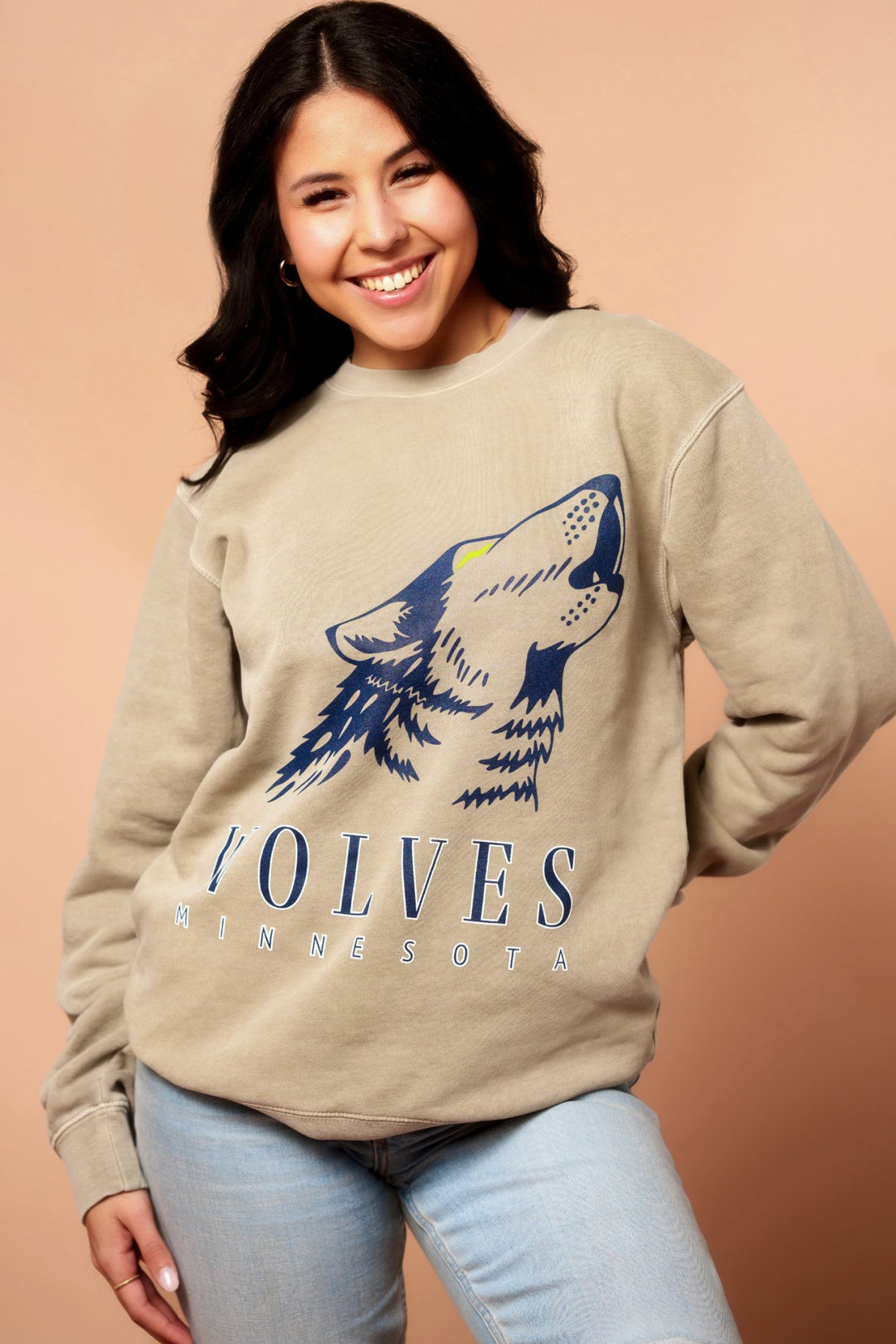 Wolves Pullover Crew - Fan Girl Clothing